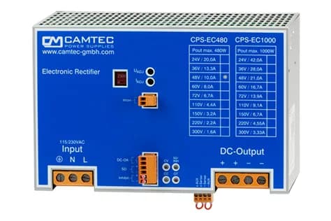 CPS-EC480 480W DIN-Rail Battery Charger & Industrial Precision Power Supply