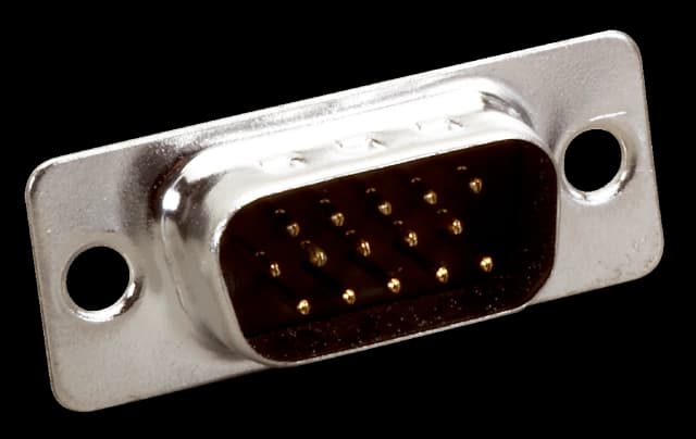 D-Sub plug connector insert