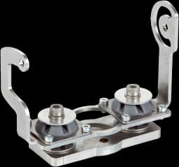 Mounting bracket with vibration/shock absorption for CLV61x Dual Port / 63x / 64x / 65x