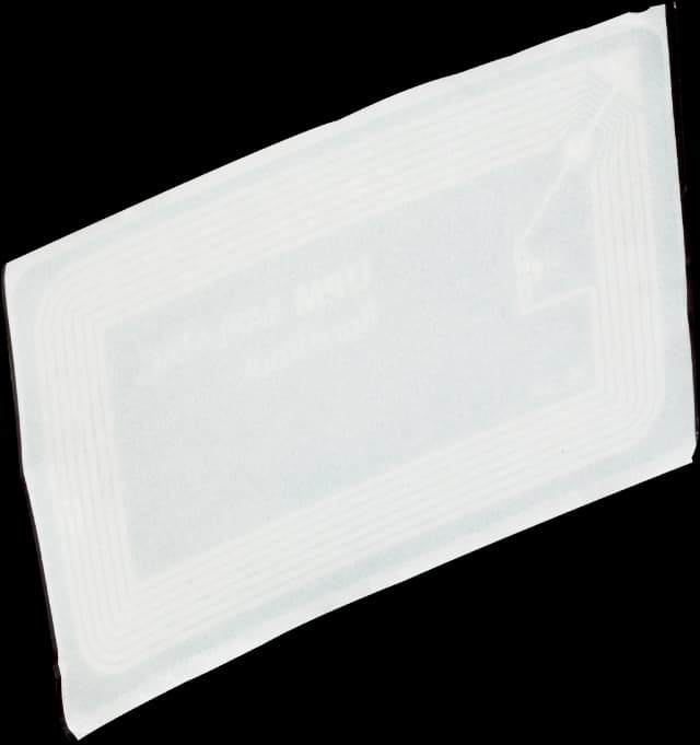 HF Transponder, Paper label
