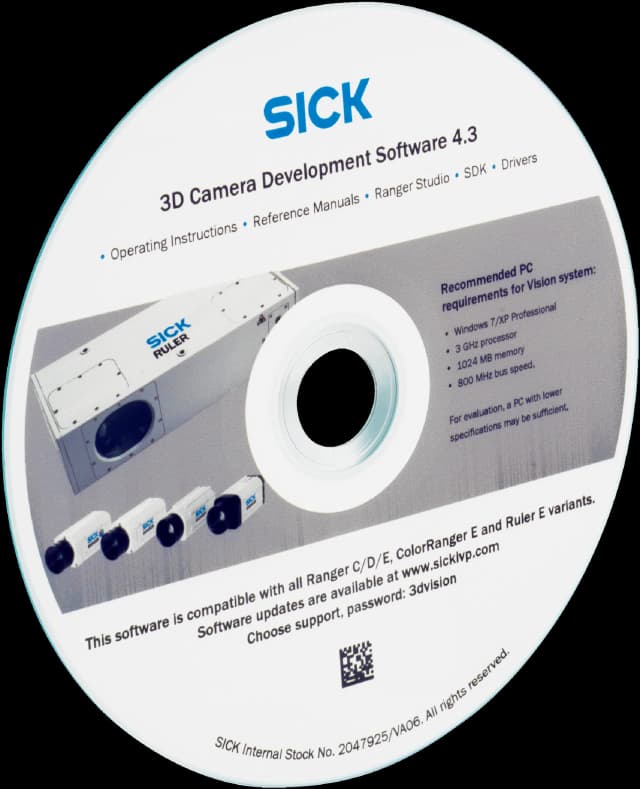 CD-ROM software for 3D vision
