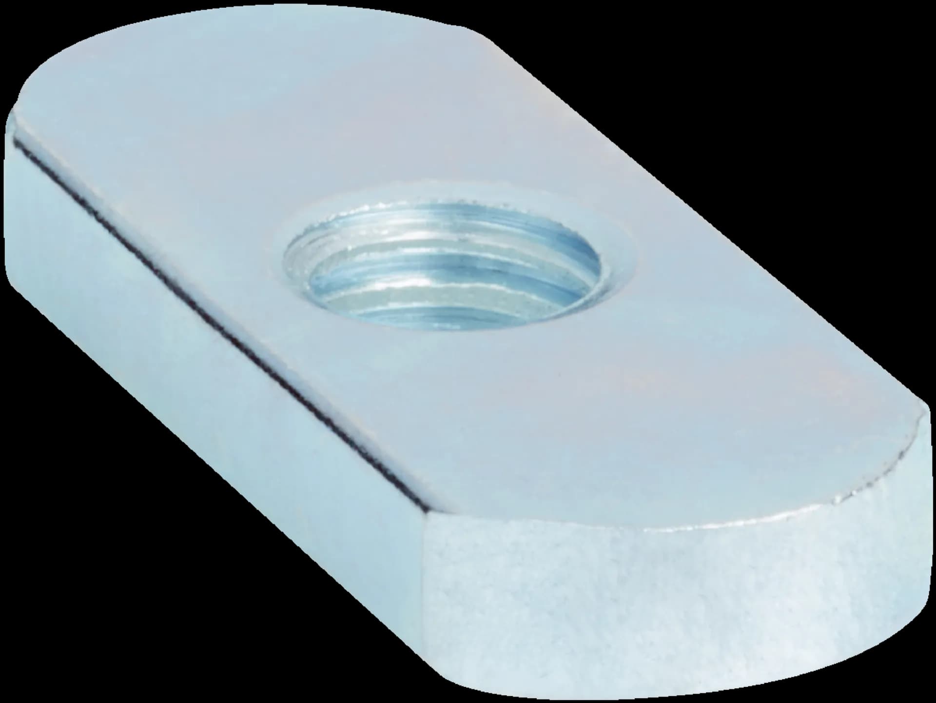 Sliding nuts for deflector mirror