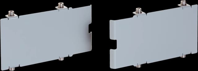 Glare protection plate mounting kit