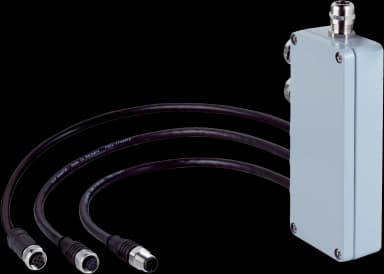 Compact LMS5xx heavy-duty connection unit