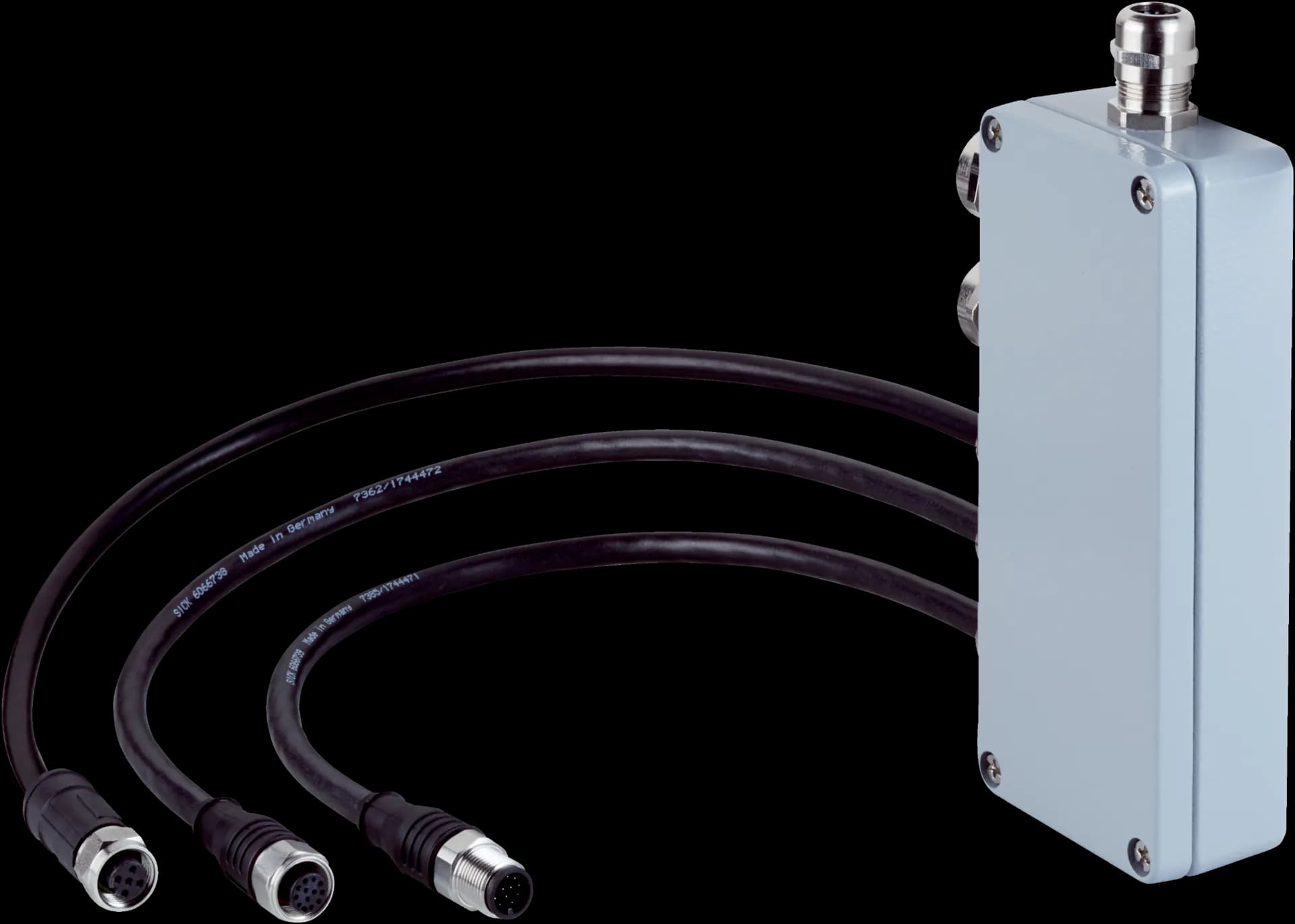 Compact LMS5xx heavy-duty connection unit