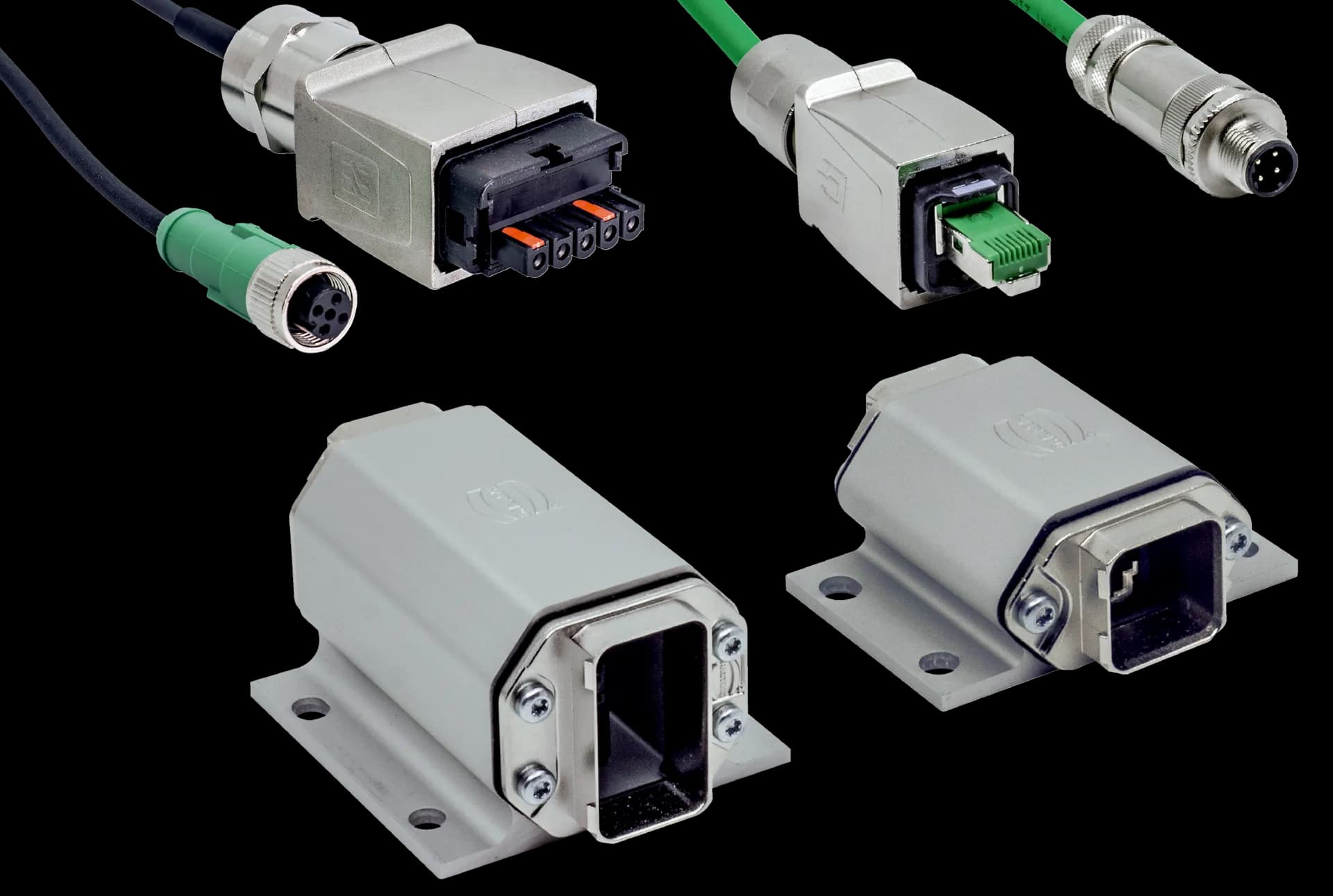 Adapter kit microScan3 – PROFINET M12 on push-pull