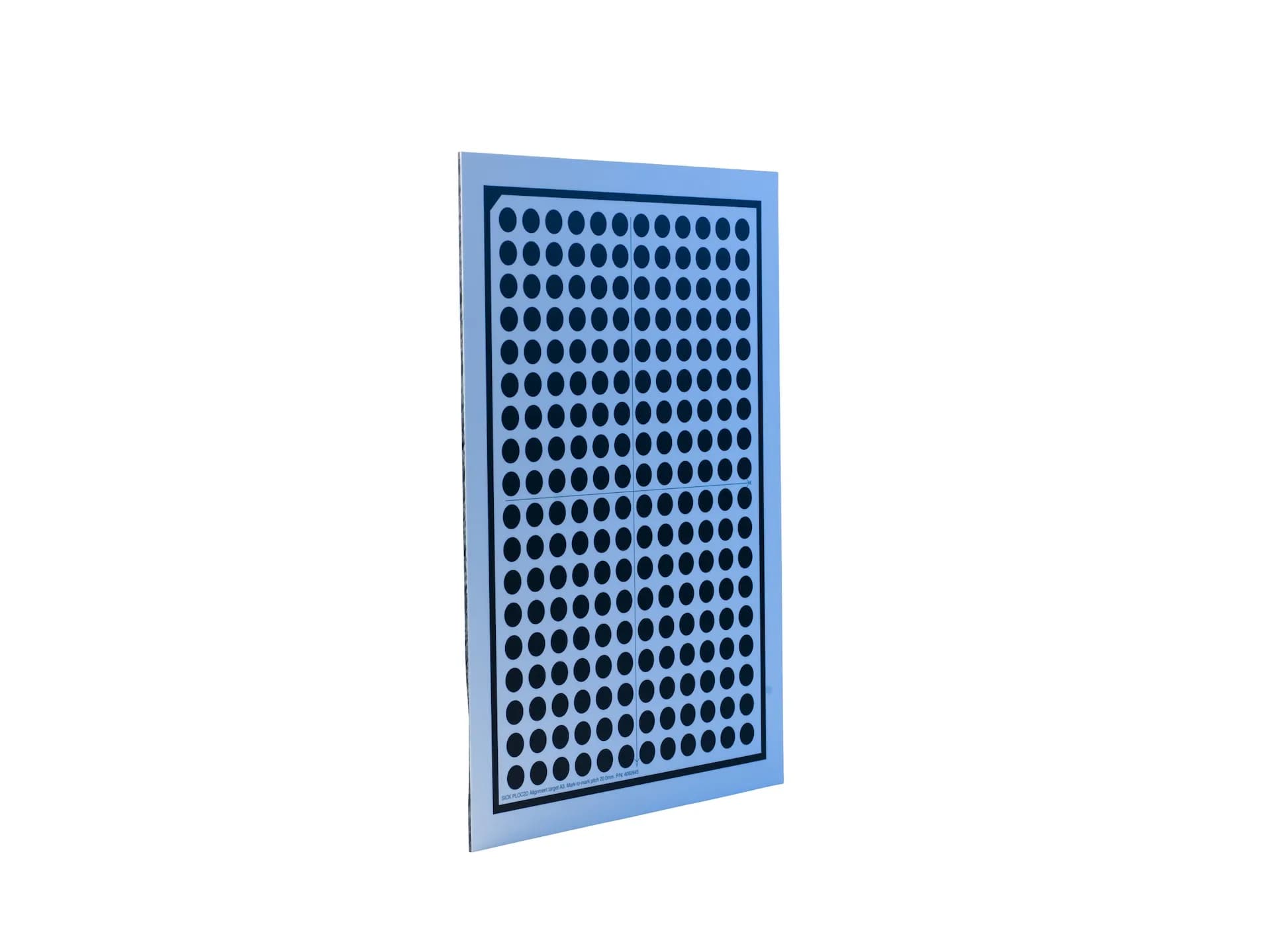 PLOC2D alignment and calibration target A3
