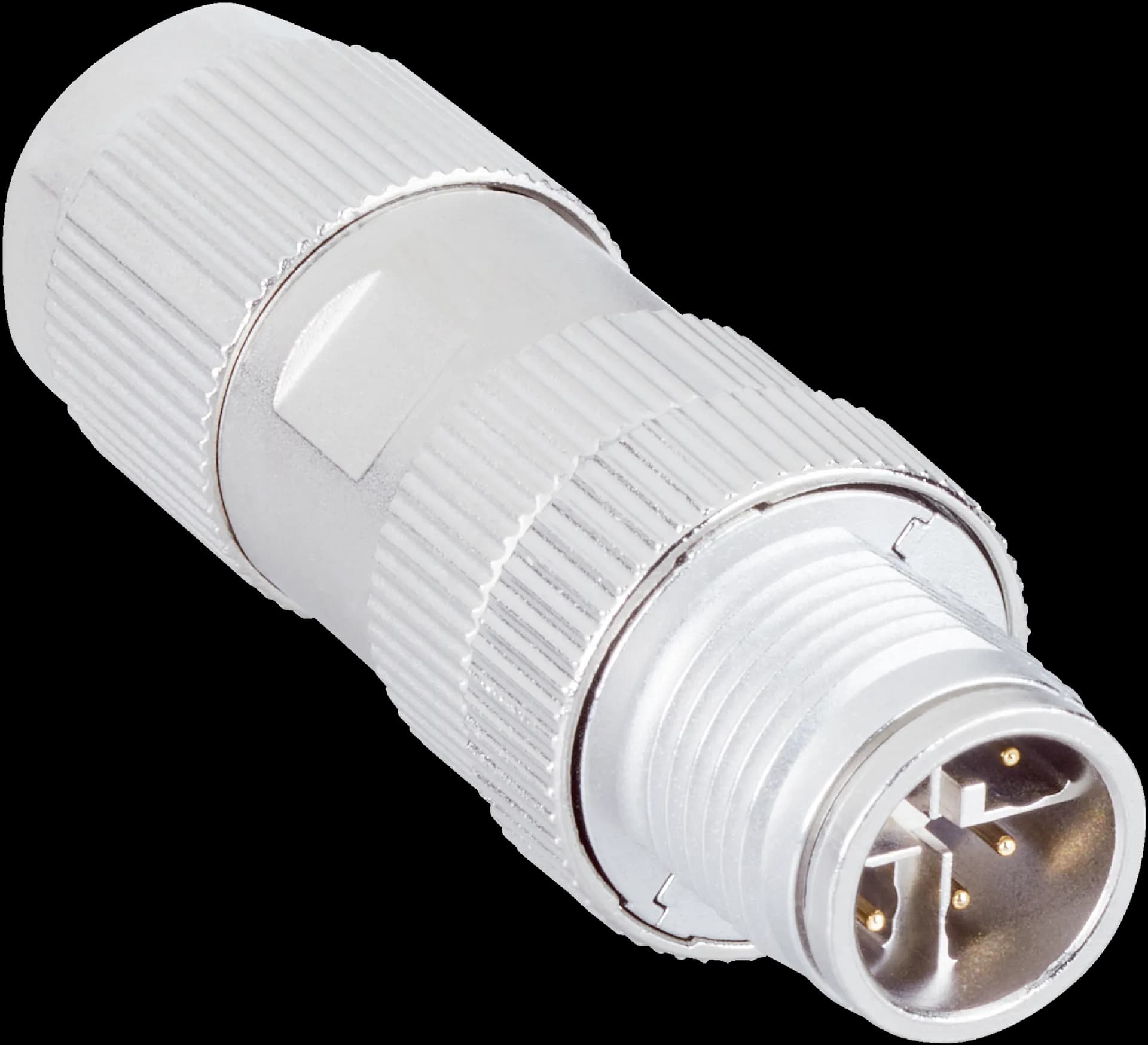 MALE CONNECTOR,YL.LTG.SK 8P. M12 CAT6A IP67