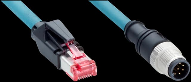 Cable, STEC/BUC 5M0 RJ45 / M12 8 PIN