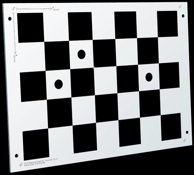 SICK alignment and calibration plate in A2 format