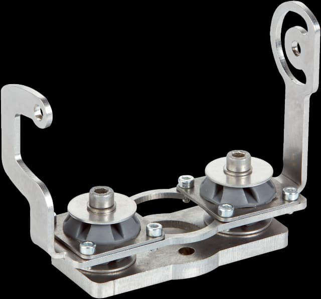 Mounting bracket with vibration/shock absorption for CLV61x Dual Port / 63x / 64x / 65x