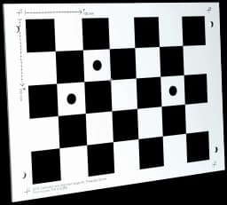 PALLOC alignment and calibration target A3